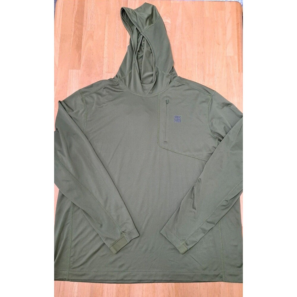 Duluth Alaskan Hard Gear AKHG U.P. Stream Hoodie Gaiter UPF 50+ Men's XL Green